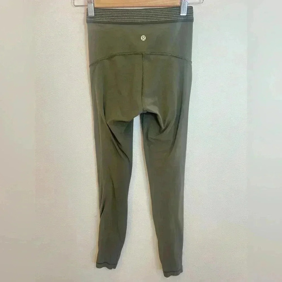 Lululemon Principal Dancer Golden Lining Tight in Armory *28" Size 4 - Picture 11 of 14